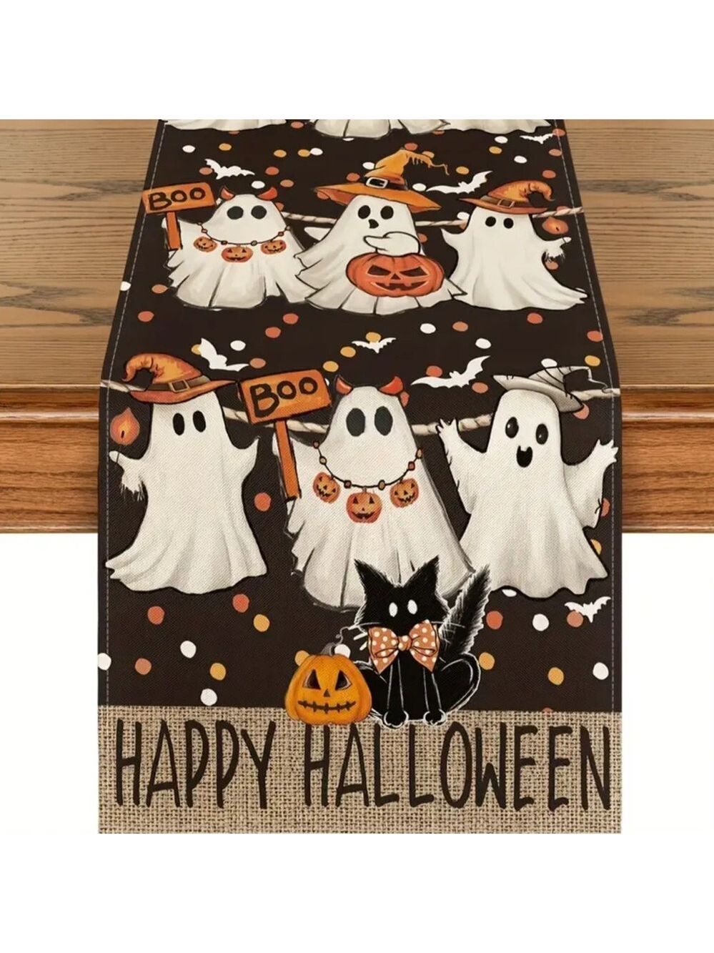 Halloween Ghost Table Runner